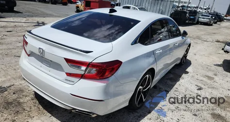 2022 Honda Accord Sport из США, поврежденный, VIN 1HGCV1F36NA016292